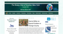 Desktop Screenshot of goshennyrotary.org
